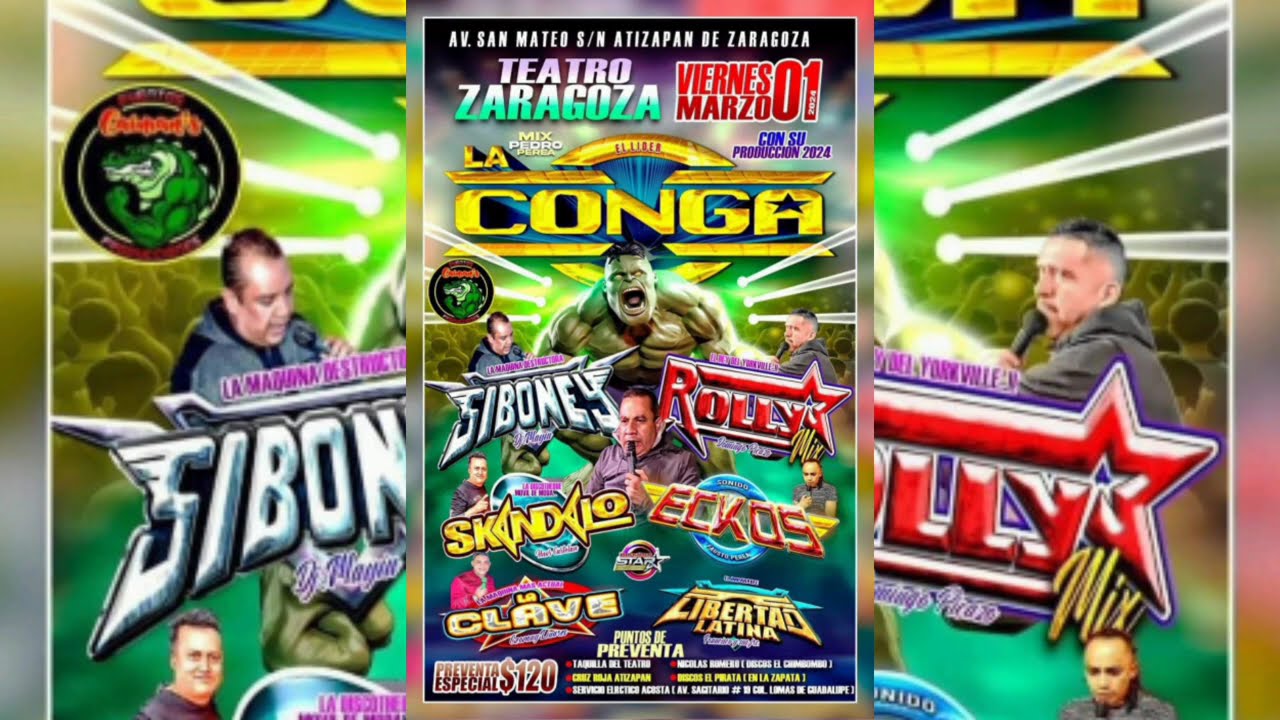 Sonido Conga  🔴 Teatro Zaragoza 🔴 Atizapán