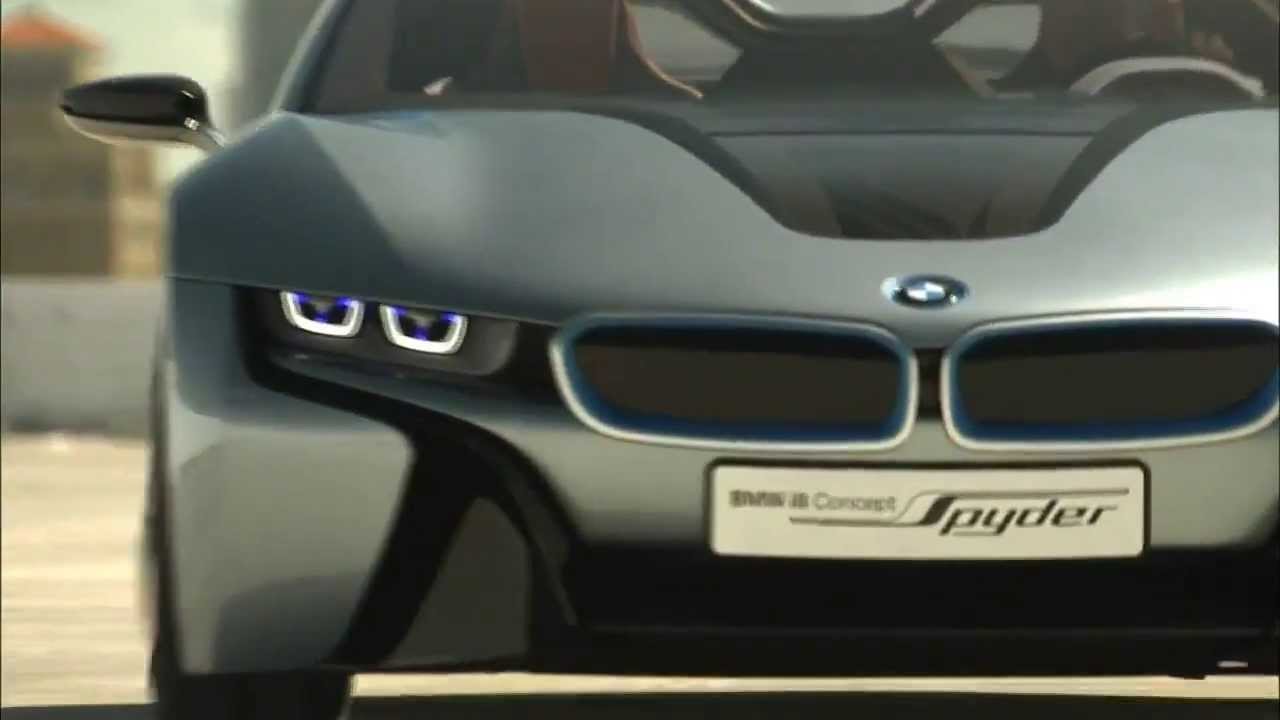 BMW i8 spyder to prototypowy kabriolet z dwoma silnikami o mocy 350 KM