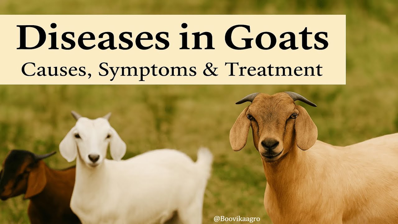 8 Common Goat Diseases Every Farmer Should Know | Symptoms, Causes & Treatments | Boovika Agro Tech