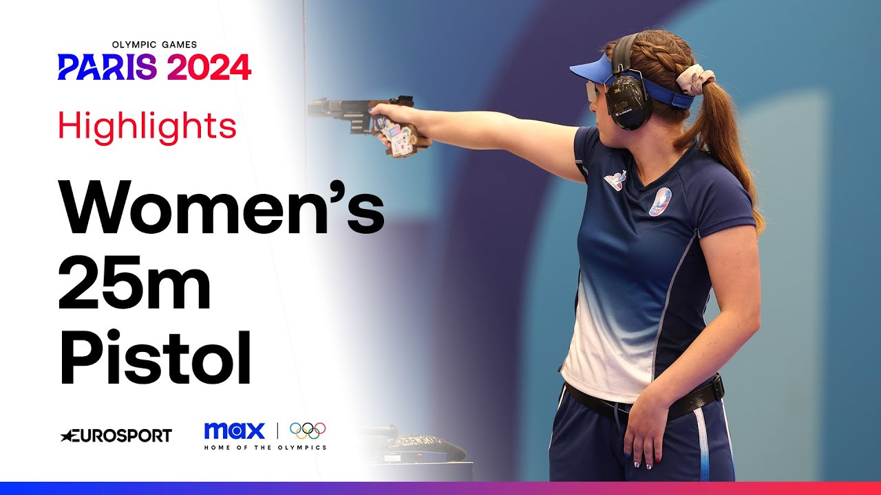 Shoot Off Glory!🥇 | Women's 25m Pistol Highlights | Paris 2024 Olympics | #Paris2024