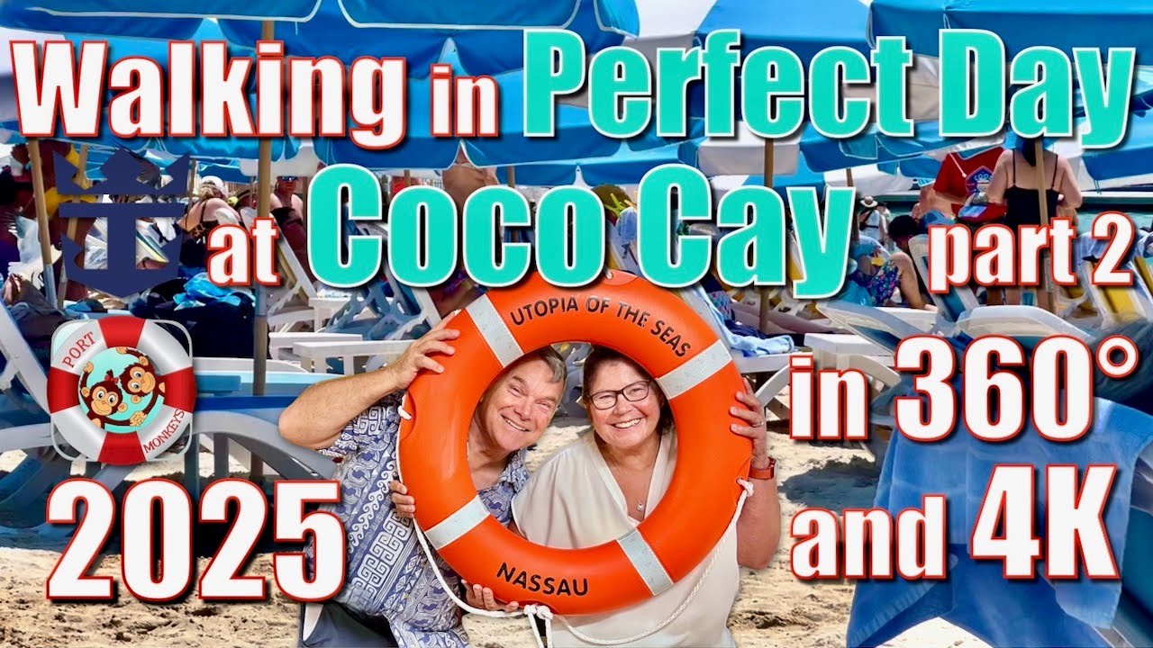 360° Walking in Perfect Day at Coco Cay in 4K (Part 2)