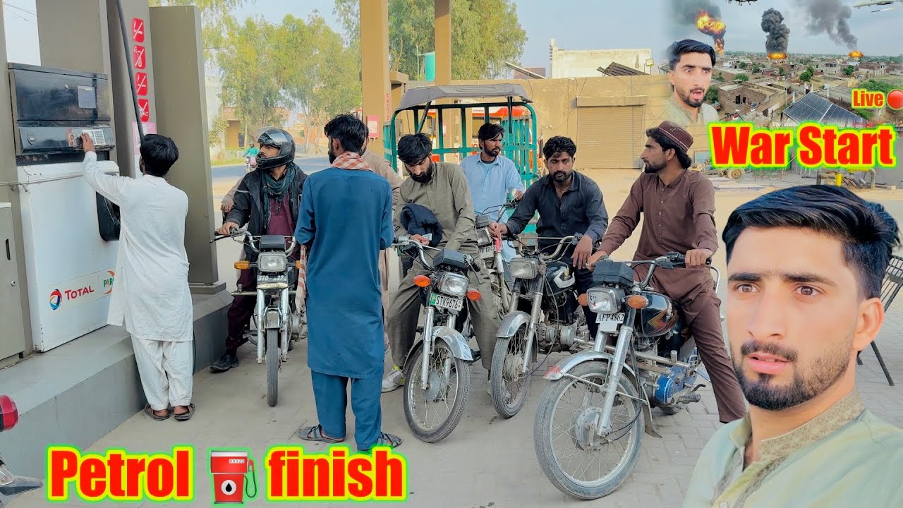 LIVE🔴War-Petrol⛽️Finish In Pakistan | Israel-Iran war: | War Update- Hamare Village Ke Halat 