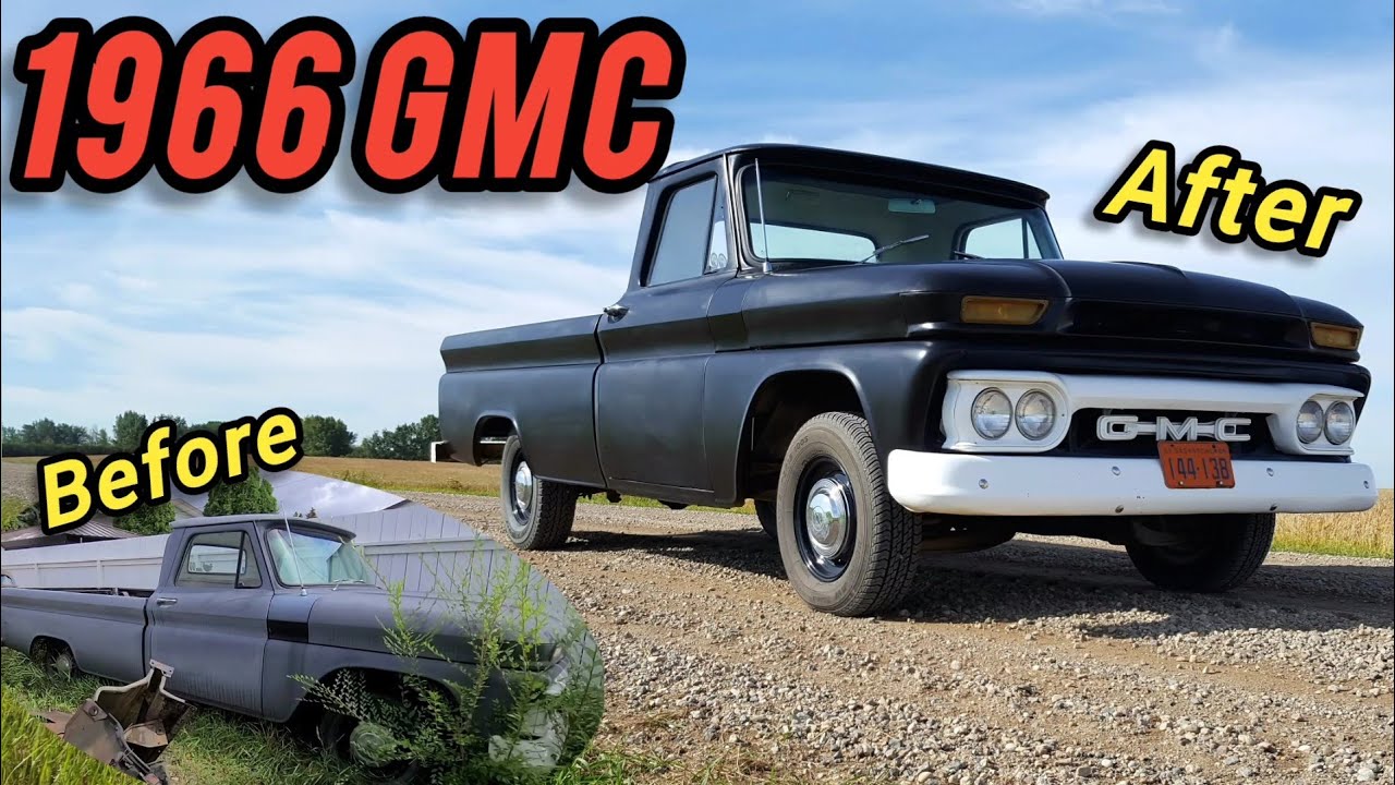 FORGOTTEN 1966 GMC gets BUDGET Makeover. AMAZING Transformation