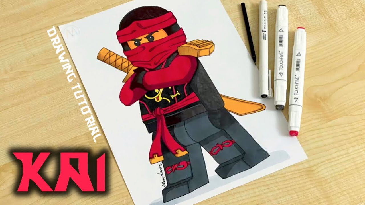 How to draw Ninjago Characters Kai