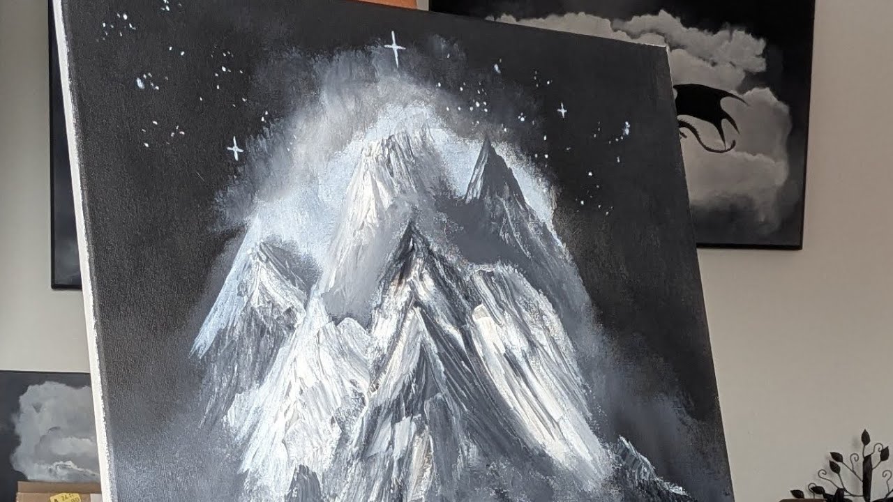 Acrylic painting technique for Velaris #velaris #acotar#art #paintingtips #fantasyart #painting