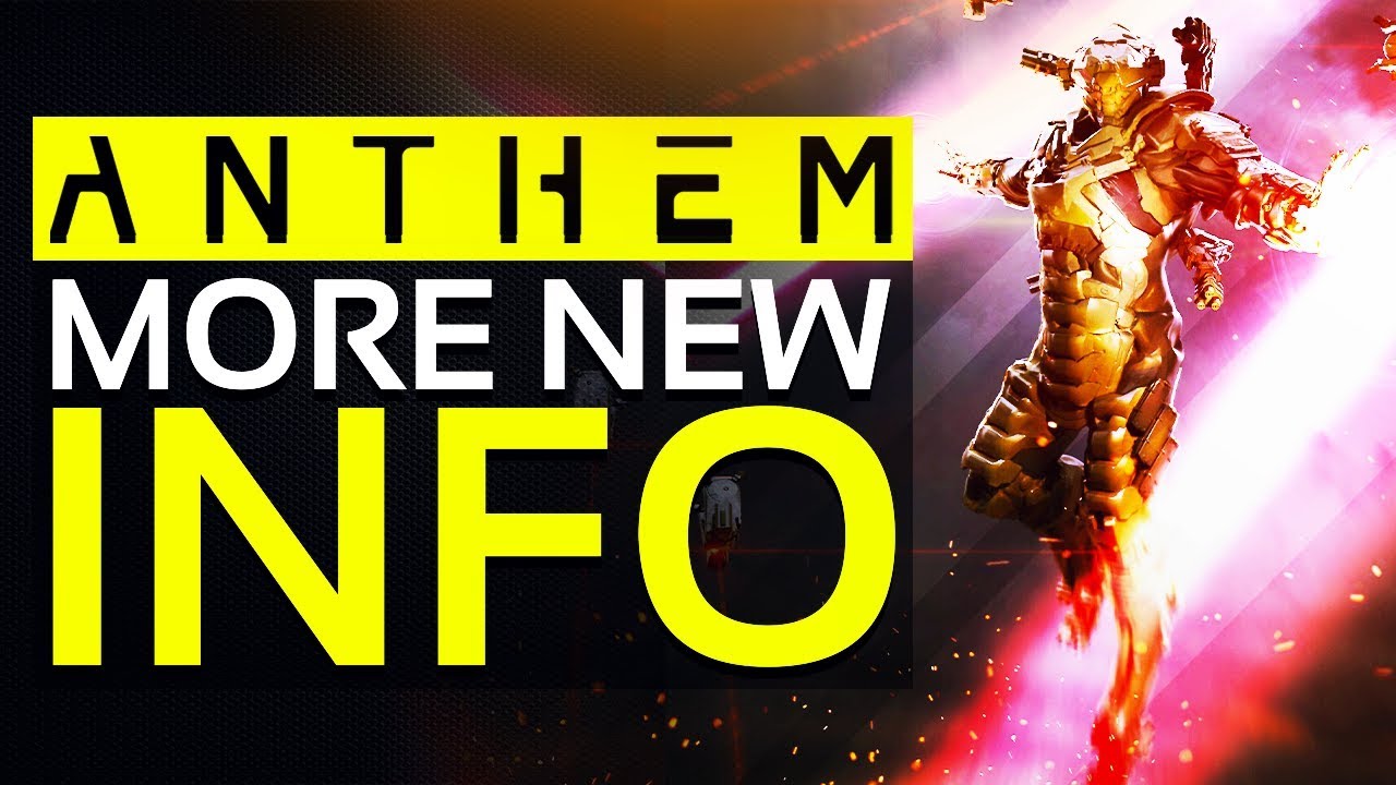 Anthem BIG INFO BLOWOUT - Devs Answer Tons of Questions, More Armor Sets 