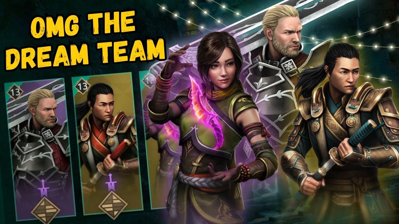 The Dream TRIO of the Shadow fight 4 😍 june , itu and Marcus in one Team 🔥|| Shadow Fight 4 Arena