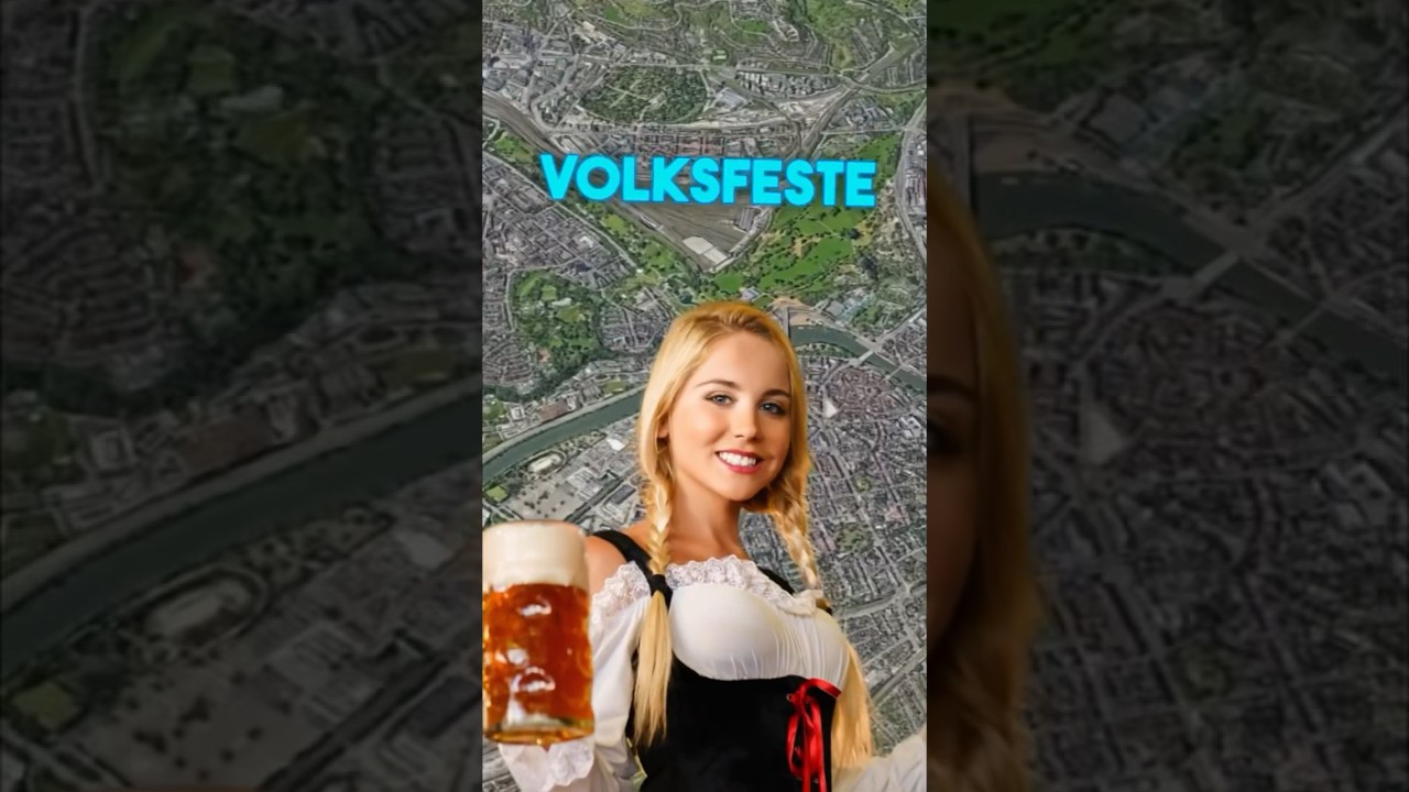Die gr&ouml;&szlig;ten Volksfeste in #Deutschland 🍻 #volksfest #oktoberfest #stadt #top10 #ranking #kirmes