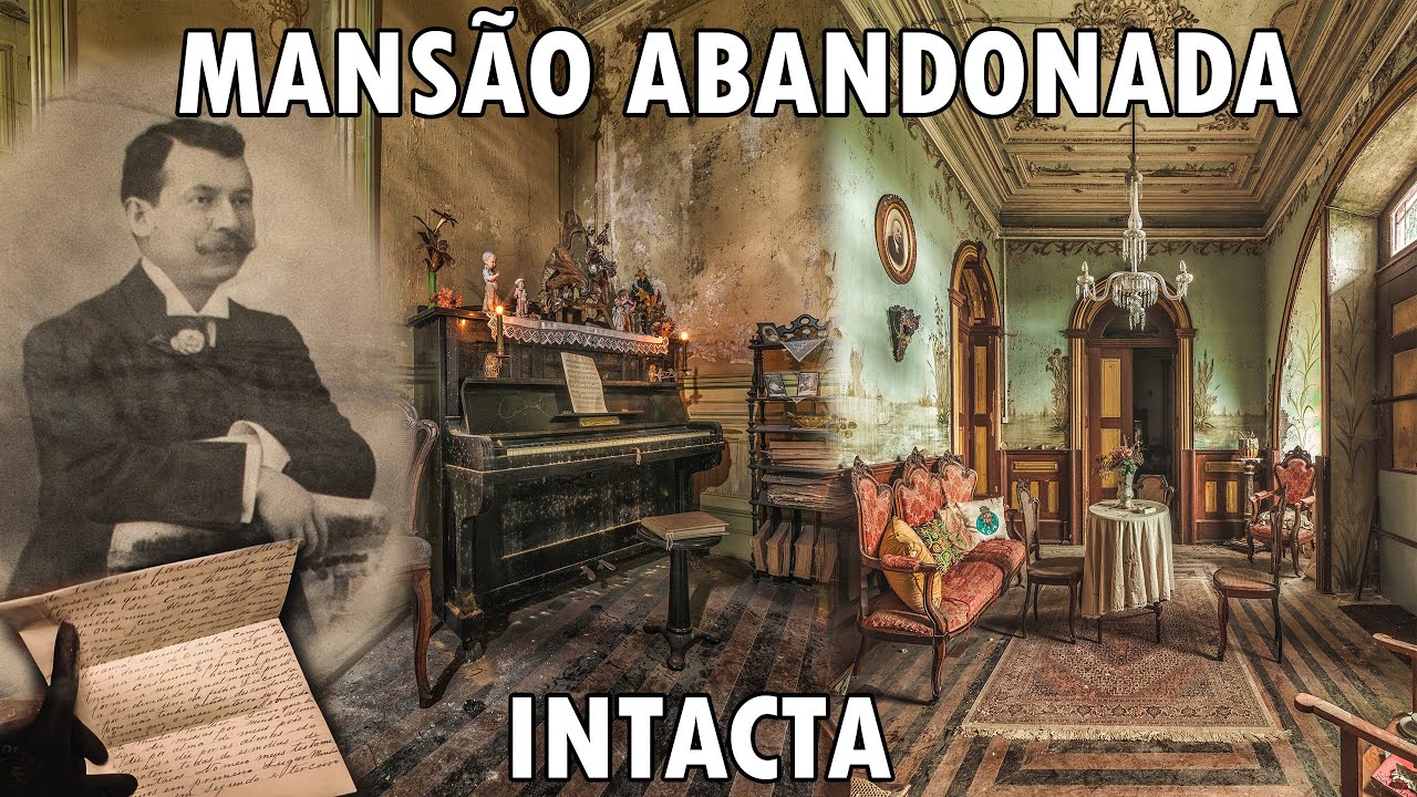 MANSÃO ABANDONADA DO SEC XIX INTACTA, DO PORTUGUÊS QUE VOLTOU MILIONÁRIO DO BRASIL | PARTE 1 - URBEX