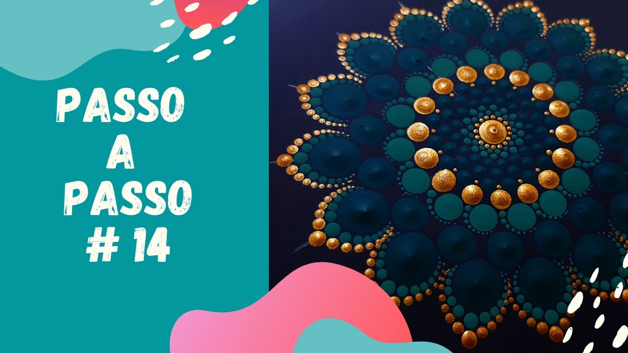 PASSO A PASSO #14 - MANDALA EM PONTILHISMO - MANDALAS DE CURA LINE GONZAGA