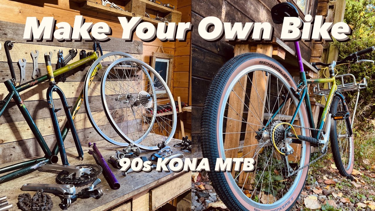 Build Your Own Dream Bicycle I 90s Kona Lava Dome  I Retro bike restoration by @BARN2ROAD