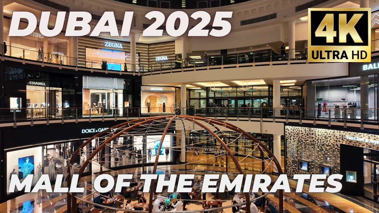 Dubai [4K] Mall of the Emirates , Stunning Walking Tour 2025 🇦🇪