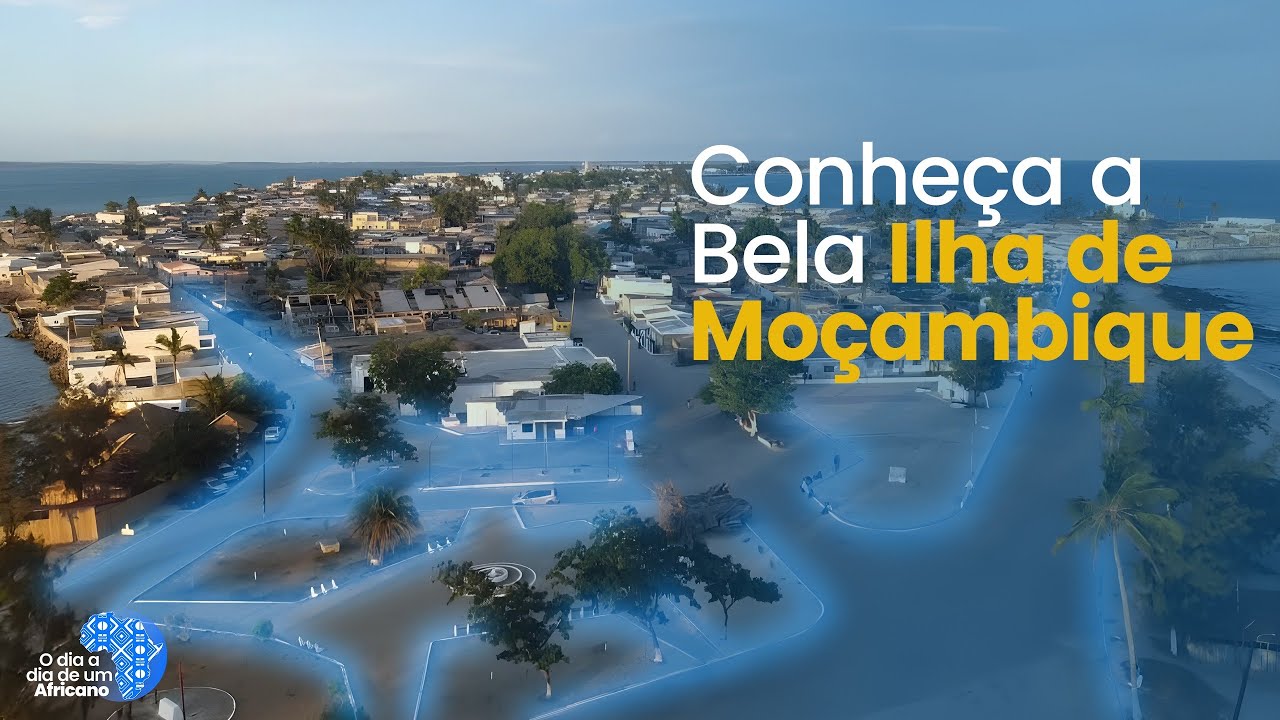 Imagens aéreas da Ilha de Moçambique