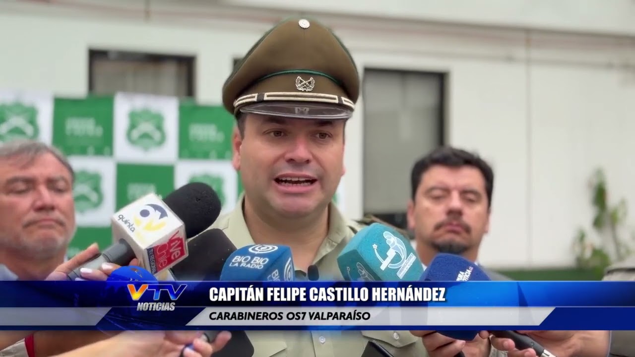 Operativo del OS7 desarticula organización criminal en la Región de Valparaíso