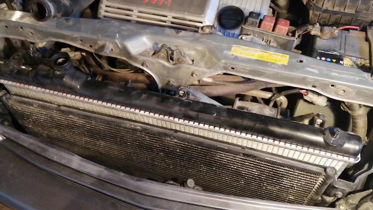 Замена радиатора RX300 3.0L