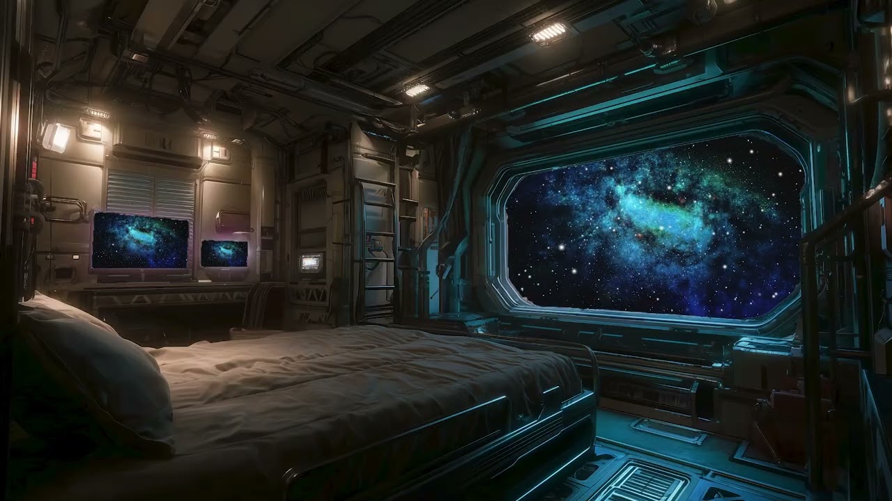Deep Space Exploration 🌌 Calming Ambient Music with Cosmic Space Sounds for Deep Relaxation