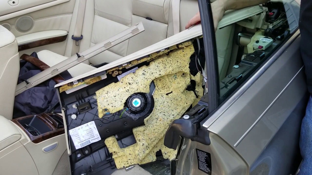 BMW 328i Convertible - Rear Window Regulator Replacement