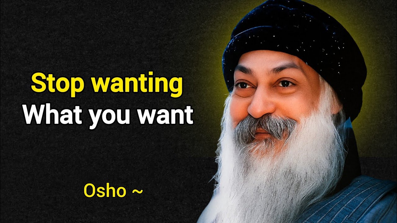 When You Stop Chasing everything Comes to You | OSHO