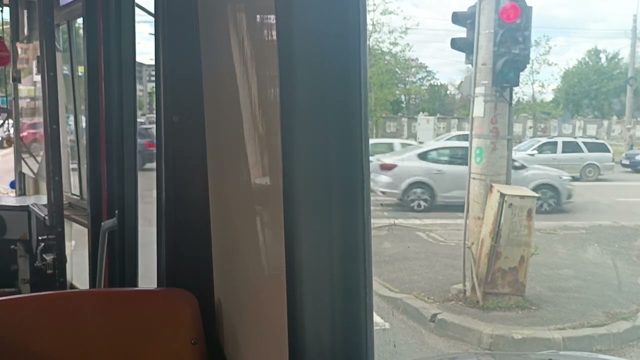 Călătorie cu tramvaiul ZGT-6 1265 pe linia 7 Galați