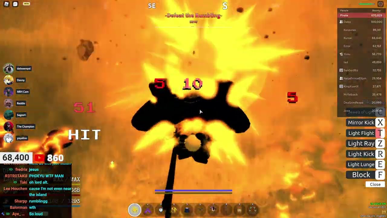 BEATING THE RUMBLING TWICE IN GPO! (TORI + MERO)