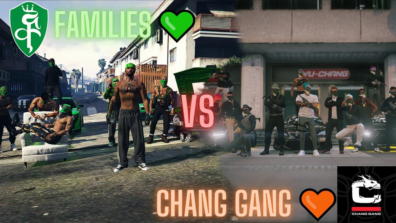 FAMILIES💚VS CHANG GANG🧡Gang Fight| Ceylon RP | Families | Bernard @HackyStreaming