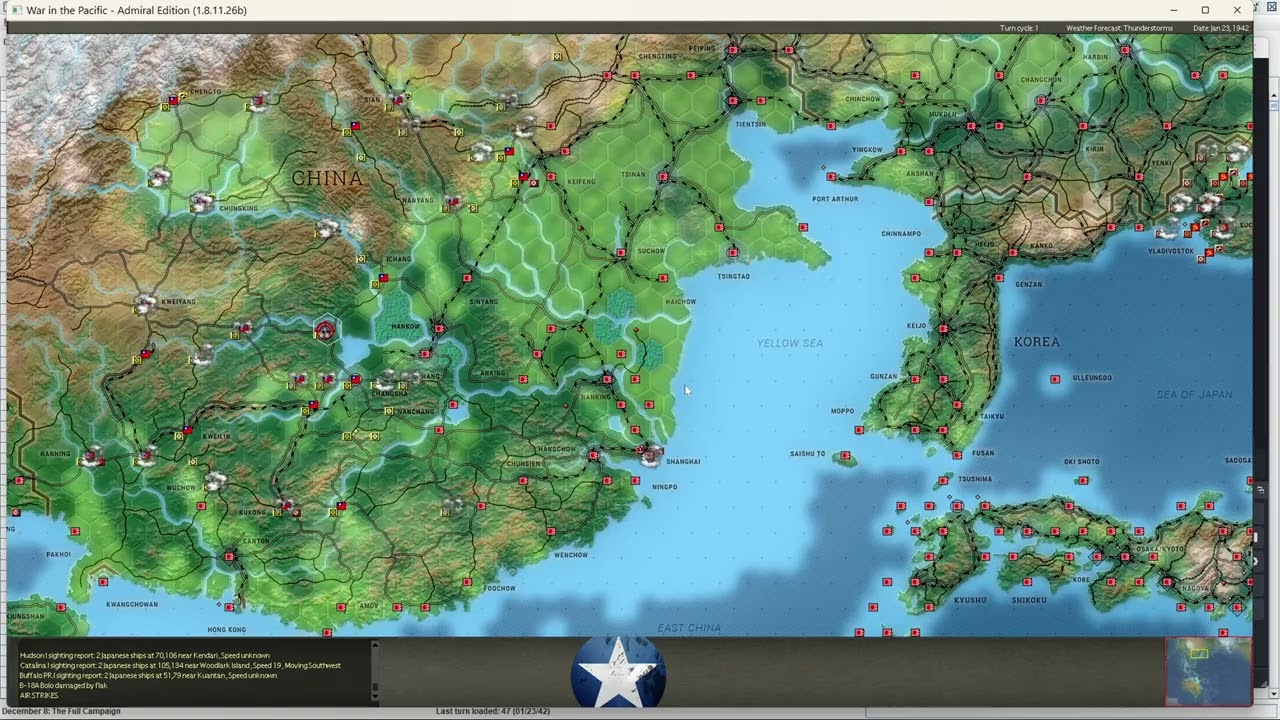 WAR IN THE PACIFIC ALLIED LET'S PLAY 23RD JAN 1942 (EP64)