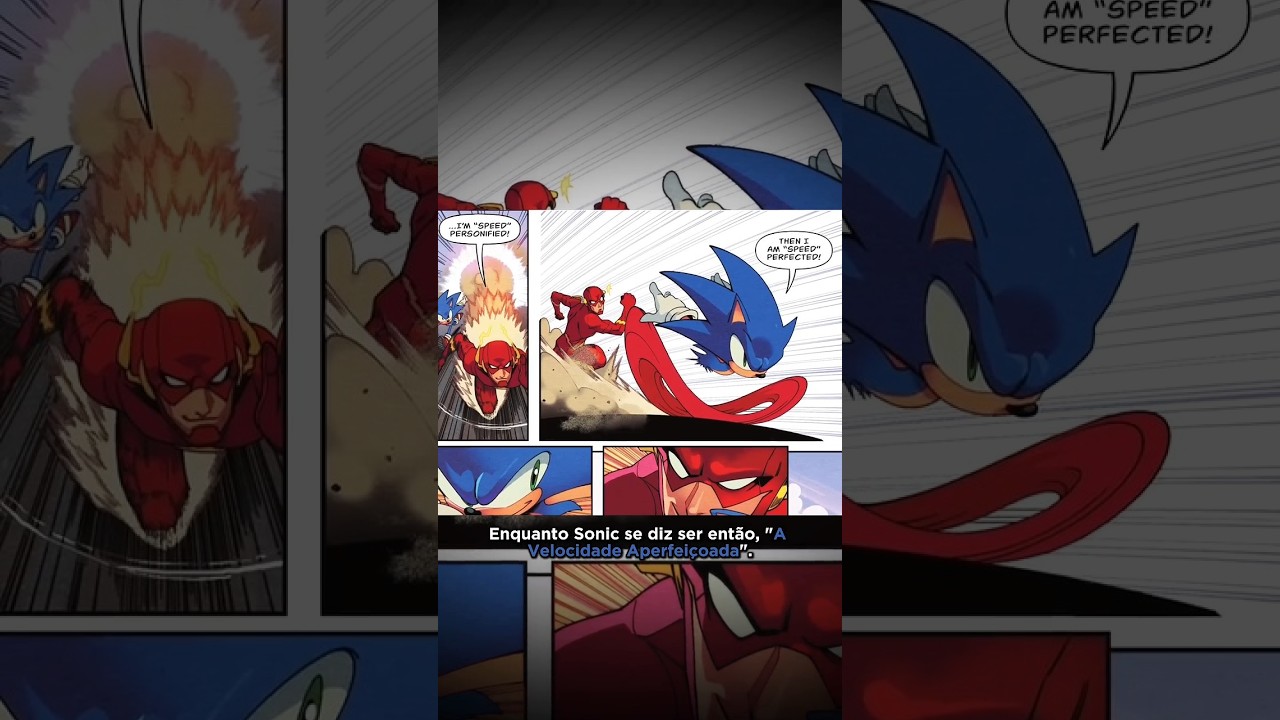 Quem &eacute; mais R&Aacute;PIDO: Sonic ou Flash?