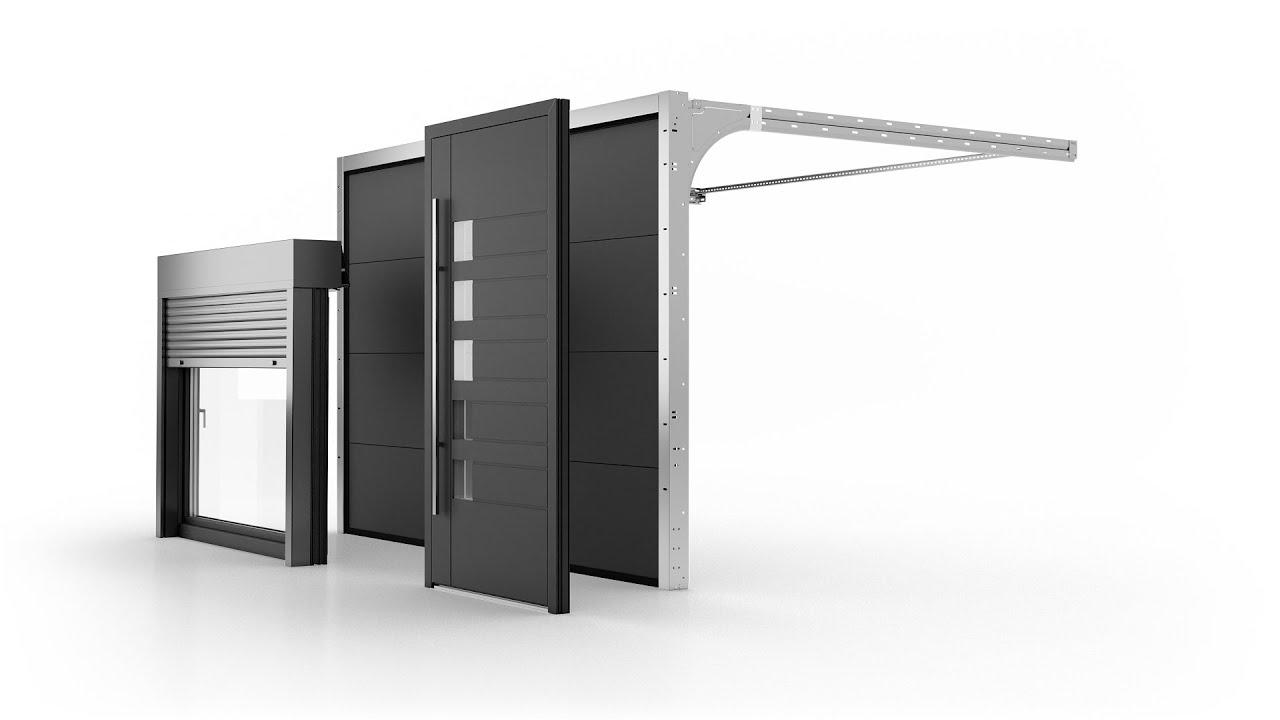 Infinity Sektionaltor Fensterprofi12 mit EkoOkna