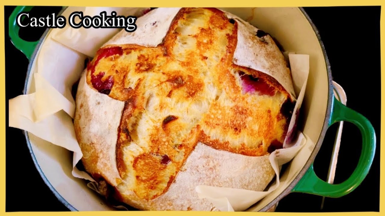 Lemon Blueberry Sourdough Bread / Best Lemon Blueberry Bread 레몬 불루베리 천연발효빵