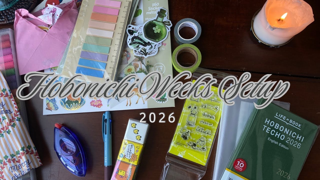 HOBONICHI WEEKS MEGA | 2026 Setup 🌟