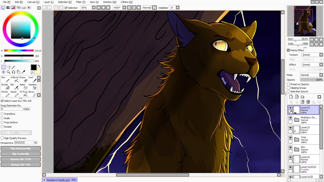 Blood on My Name | Mudclaw's Death Speedpaint