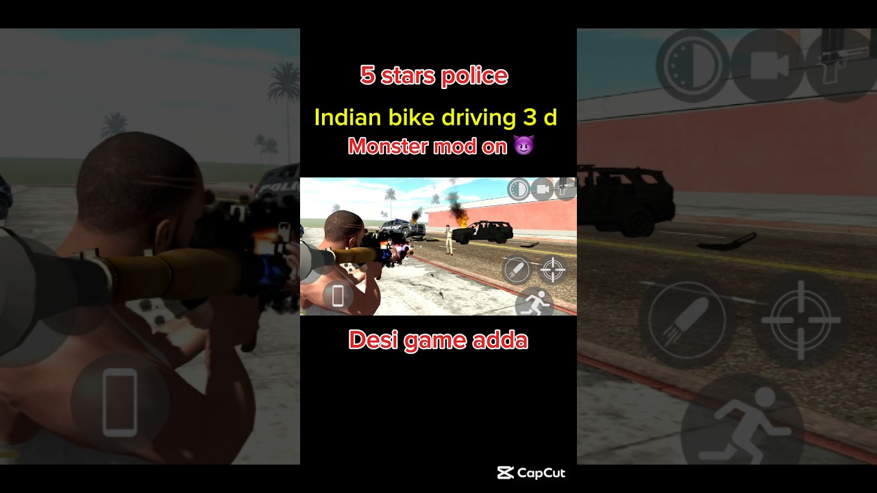 GTA Style Monster Mod 😱 | Indian Bike Driving 3D 2026
