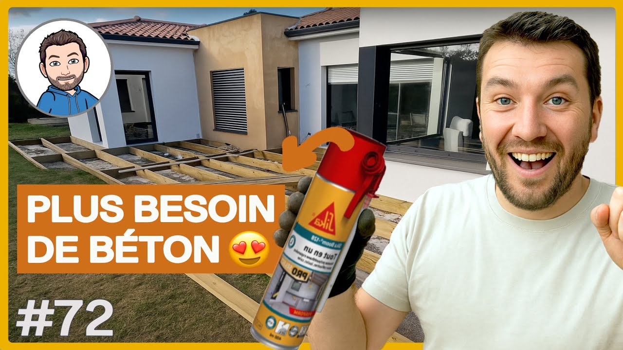 Comment faire la STRUCTURE d'une terrasse BOIS ou Composite