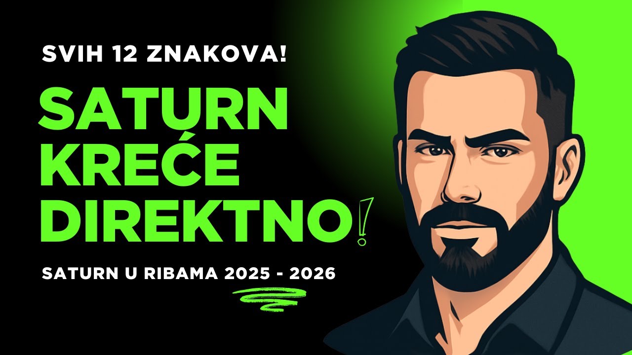 SVI ZNAKOVI 🔥 Saturn u Ribama: 