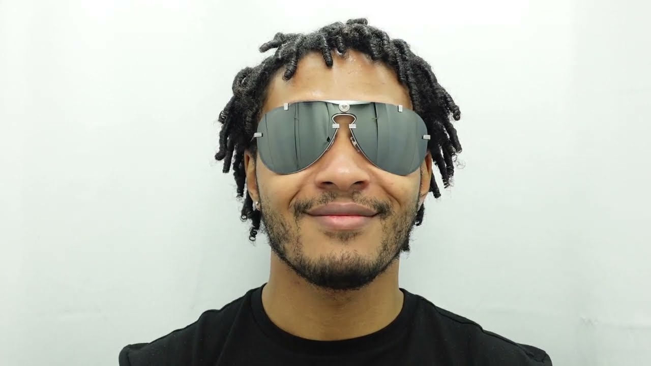 Male model wearing Versace VE2243 10016G Sunglasses