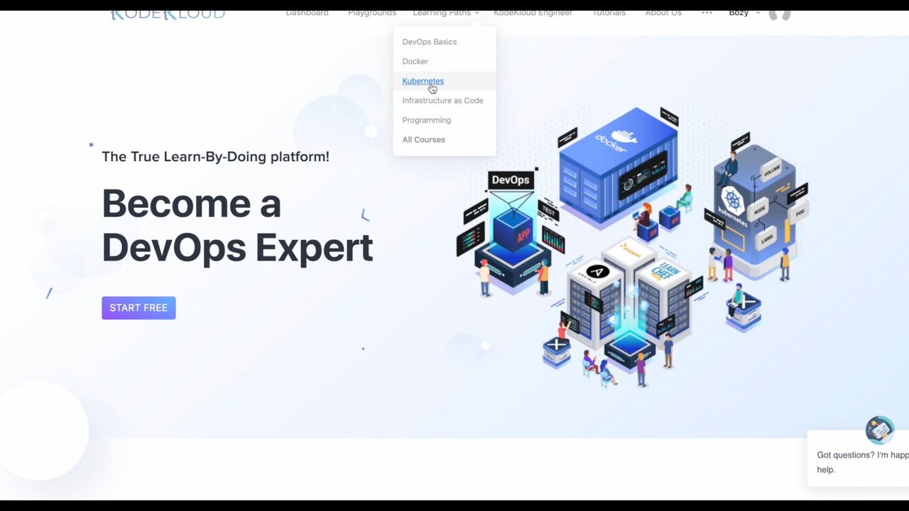 Kubernetes Learning overview from KodeKloud