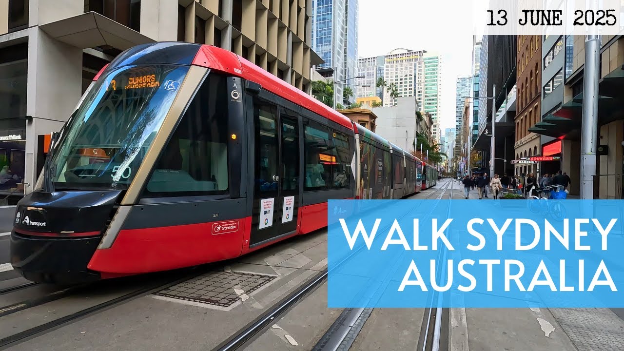 Sydney City Walking Tour George Street - 13 June 2025 | #Australia