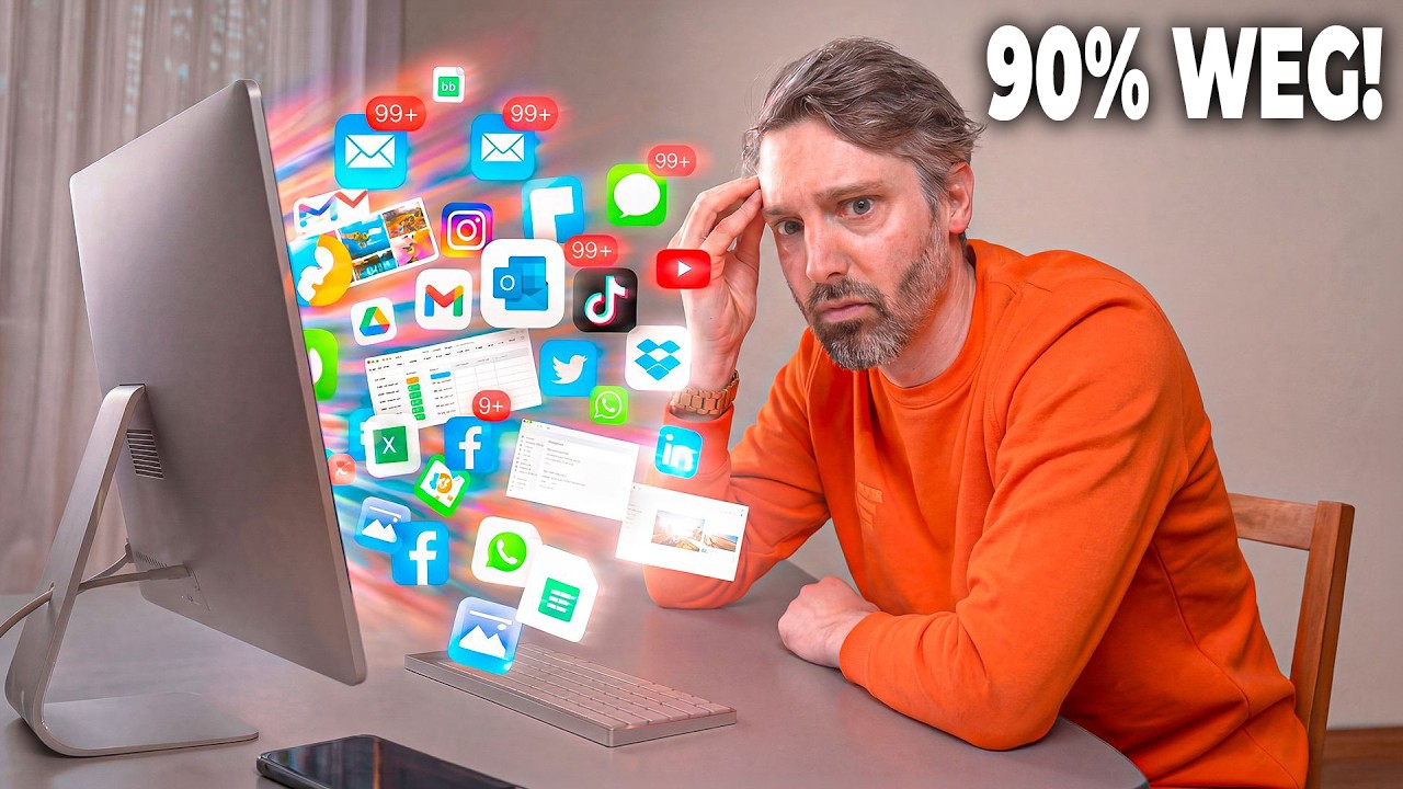 Radikales digitales Ausmisten: 90% meiner Daten m&uuml;ssen weg 📵 Selbstexperiment