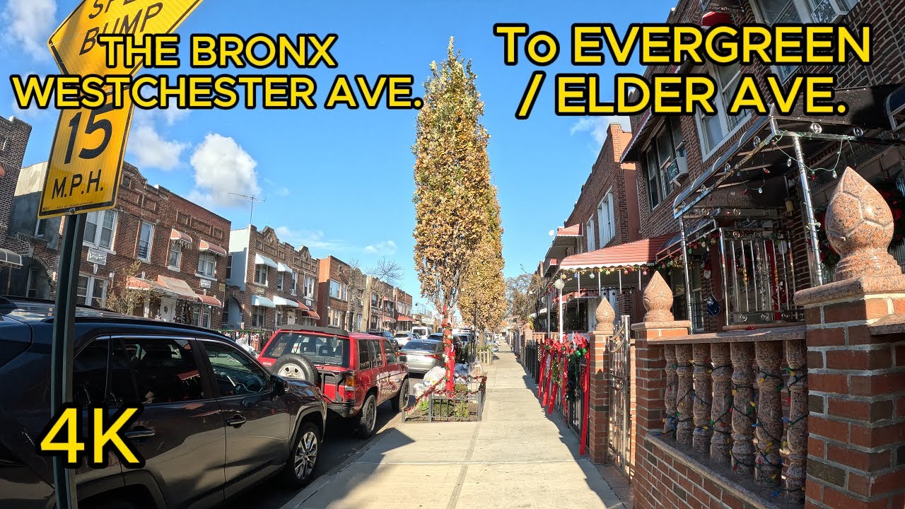 EXPLORING THE BRONX WESTCHESTER EVERGREEN to ELDER AVE. NEW YORK!!!