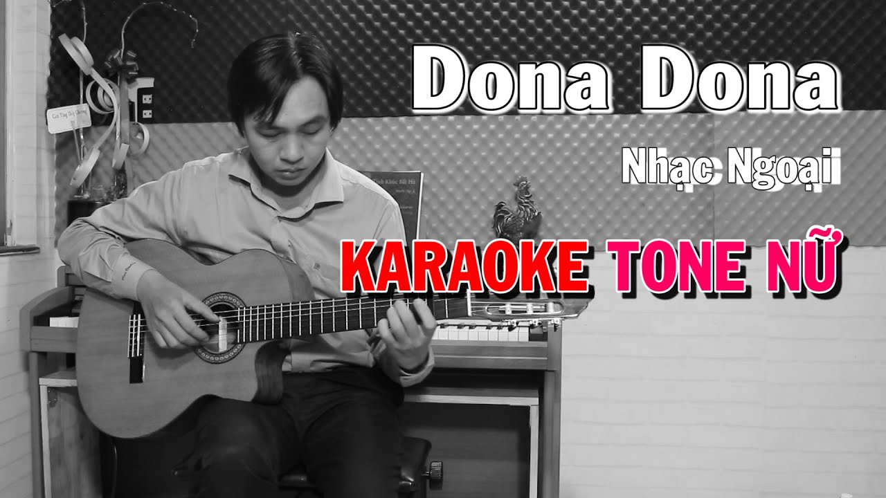 Dona Dona (Francais) - Karaoke Guitar - Tone Nữ - Key Bm