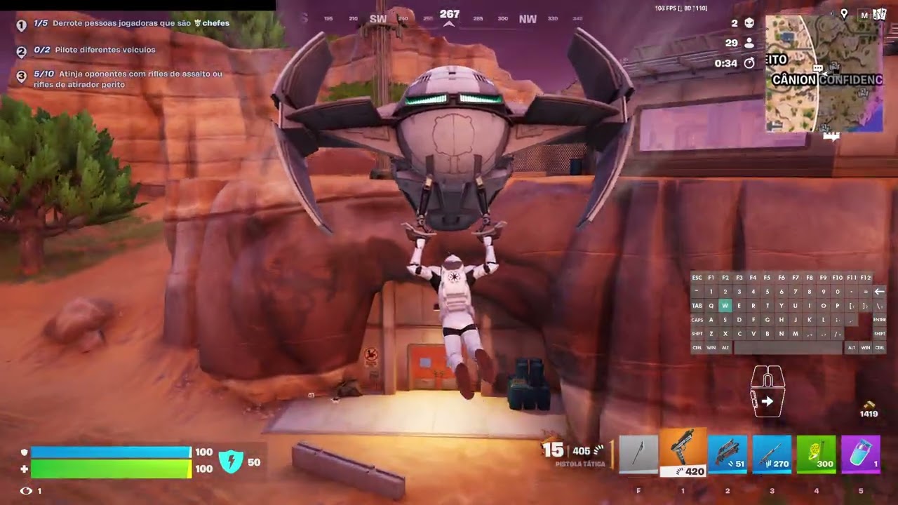 Uma Partida Todo Dia - Uma gameplay de Fortnite todo dia - #412