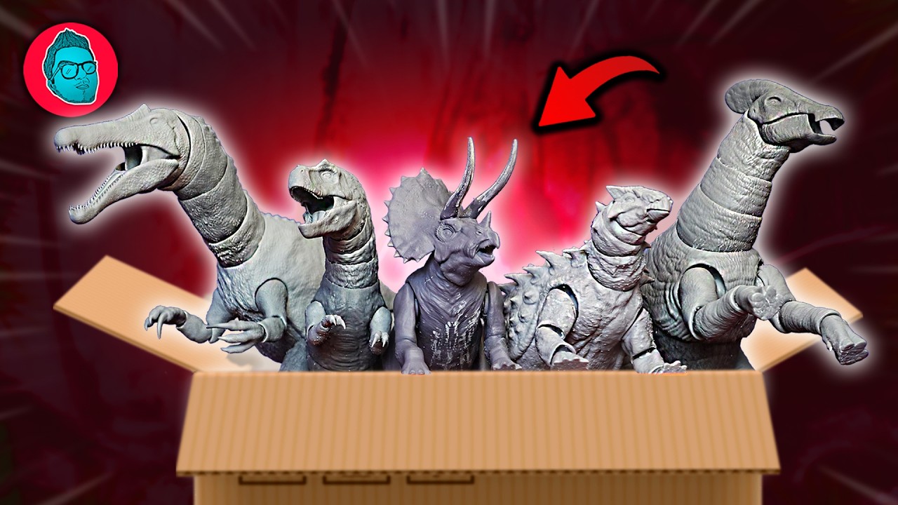 🚨 MEGA UNBOXING de DINOSAURIOS impresos en 3D 🔴 (Triceratops TLW, Baryonyx & más)