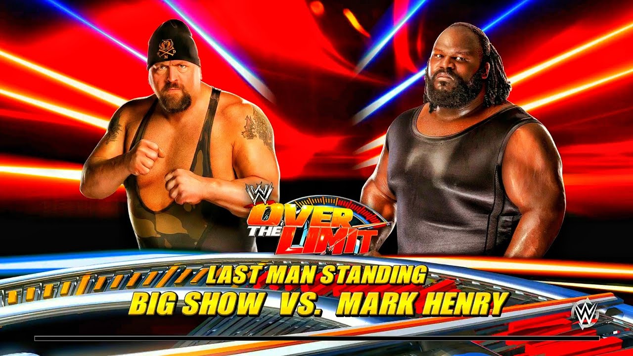 Big Show Vs Mark Henry - Last Man Standing Match | WWE 2k25