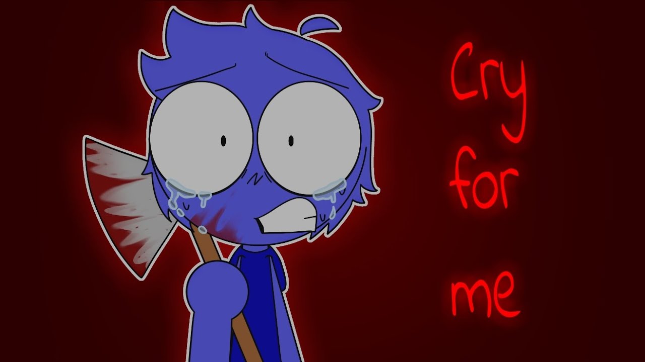 Cry for me | Sprunki Animation | Black x Jevin 🖤💙