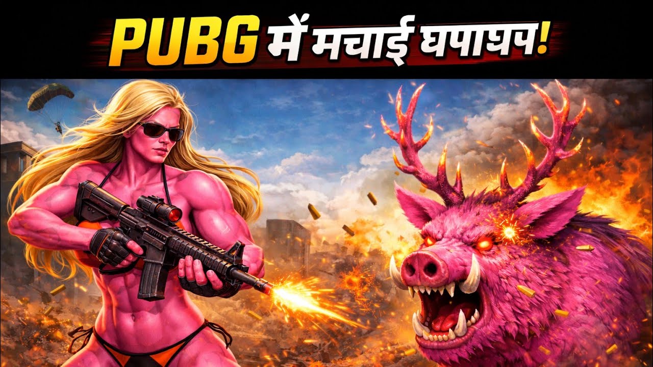 PUBG में आज कुछ अलग ही लेवल का ACTION देखने को मिलेगा! 😈भगवा हल्कू ने PUBG में दुश्मनों की ऐसी.