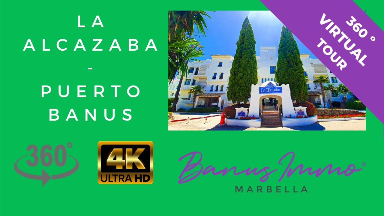 La Alcazaba, Puerto Banus - 360º VR Walking Tour in UHD 4K  #laalcazaba #puertobanus