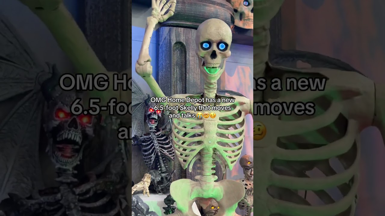 Introducing Skelly Ultra, a Half-Size Version of Home Depot&rsquo;s Famous Skeleton with LEDs and Movement