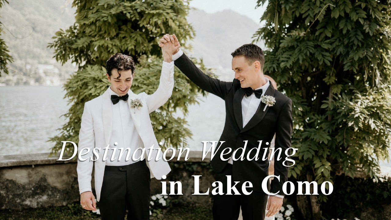 Jake & Alex&rsquo;s Lake Como Elopement | An LGBTQ+ Love Story
