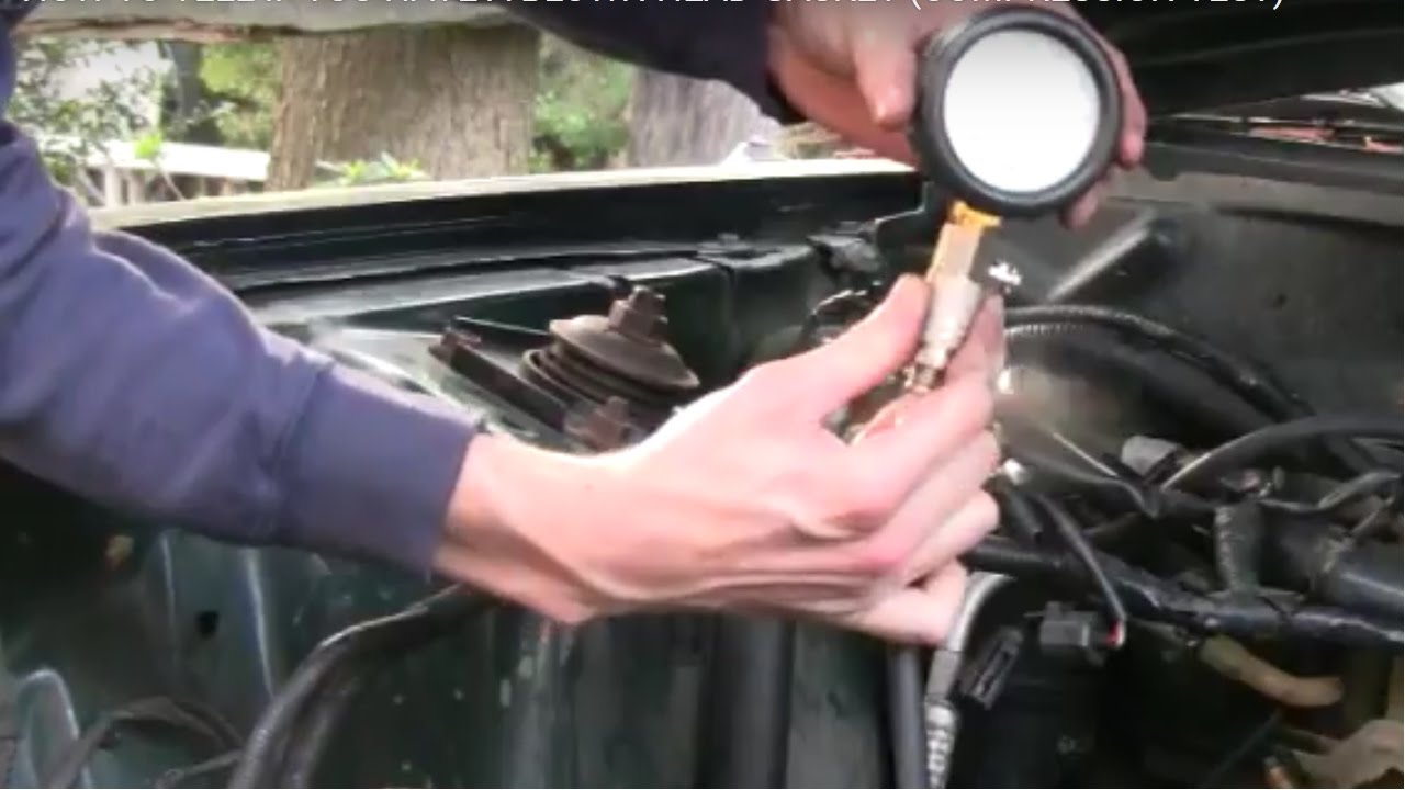 HOW TO TELL IF YOU HAVE A BLOWN HEAD GASKET (COMPRESSION TEST)