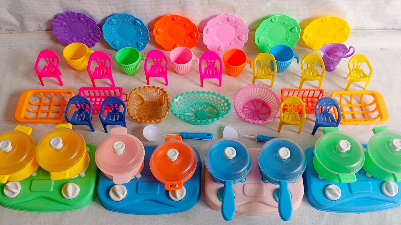 6:31 Minutes Satisfying With Unboxing Hello Kitty Kitchen Set | Cutee Tiny Mini ASMR kitchen set 